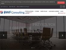 Tablet Screenshot of bwf-consulting.pl